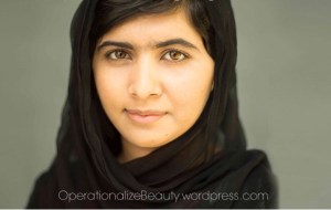 She is Malala. And she is beauty.  